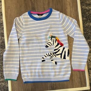 Joules girls Knit Zebra Sweater Rainbow Stripes VGUC 11y, 146cm